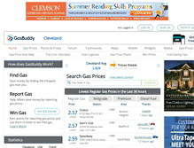 Tablet Screenshot of clevelandgasprices.com